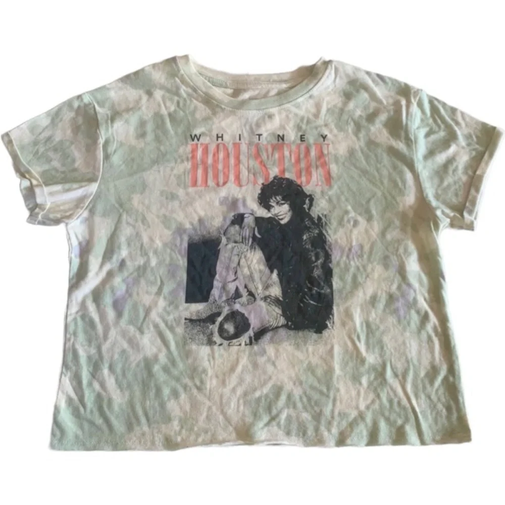 Whitney Houston Cropped Band T Shirt - Picture 2 of 5